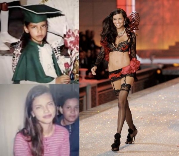 Модели Victoria’s Secret в детстве и сейчас