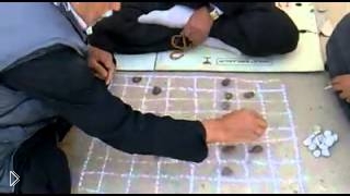 Old man gives noob a checkers lesson