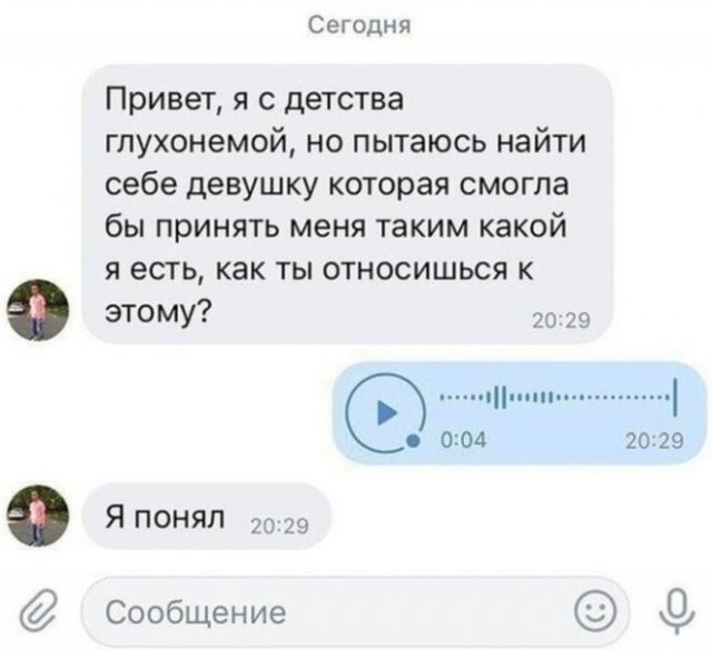 Что думают пользователи соцсетей про голосовые сообщения? (13 фото)