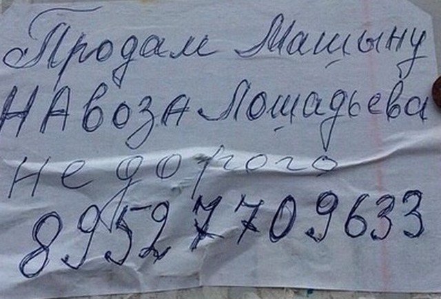 Ошибки странности в словах и предложениях, со смехом (10 фото)
