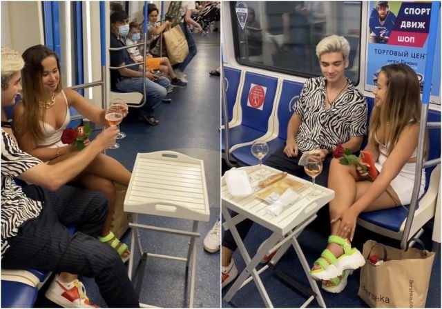Модники и чудаки в метро (20 фото)