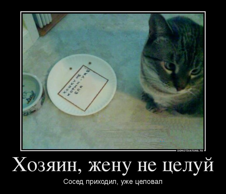 Хозяин, жену не целуй