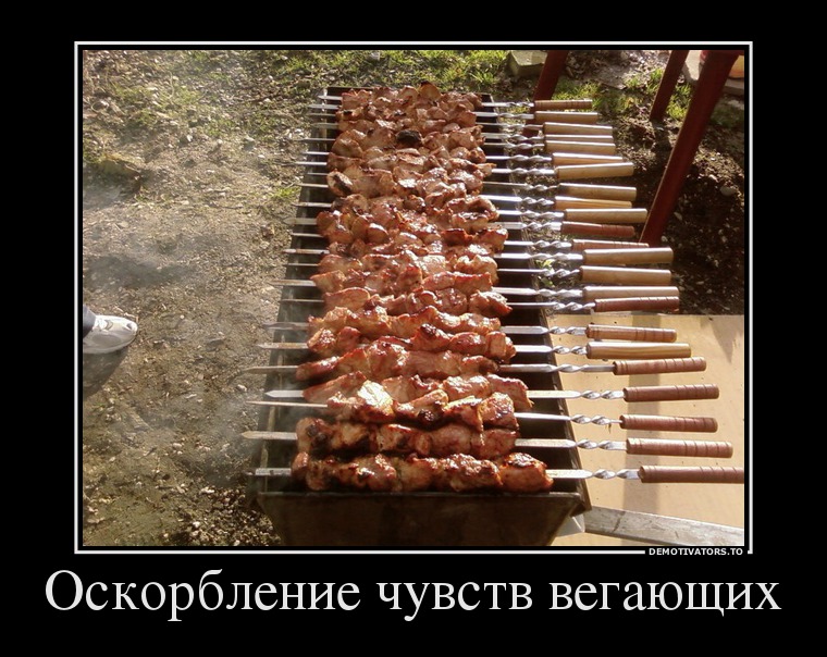 Оскорбление чувств вегающих