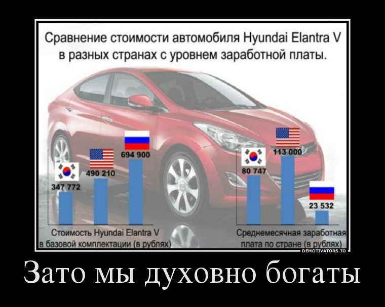 Зато мы духовно богаты