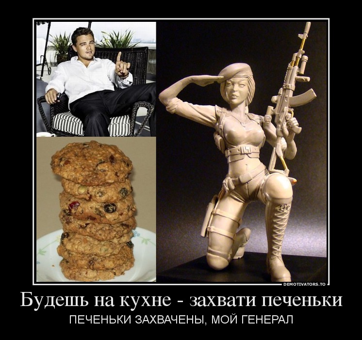 Будешь на кухне - захвати печеньки