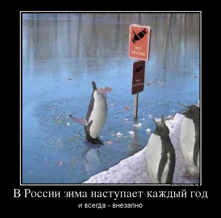 В России зима наступает каждый год