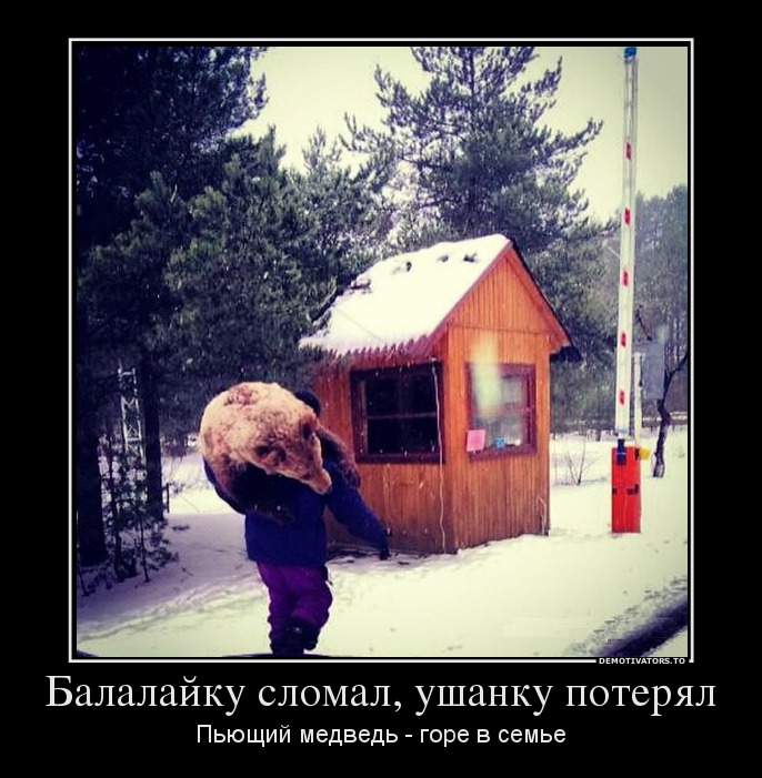 Балалайку сломал, ушанку потерял
