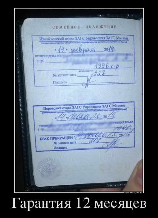 Гарантия 12 месяцев