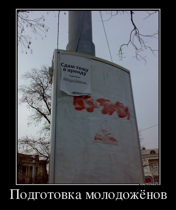 Подготовка молодожёнов