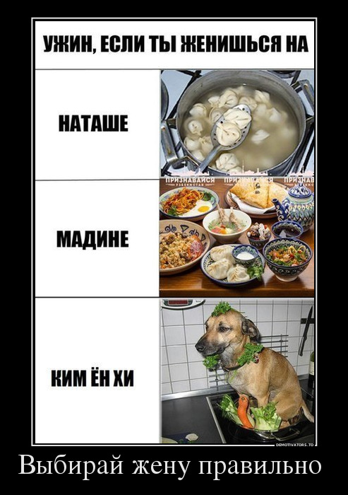 Выбирай жену правильно